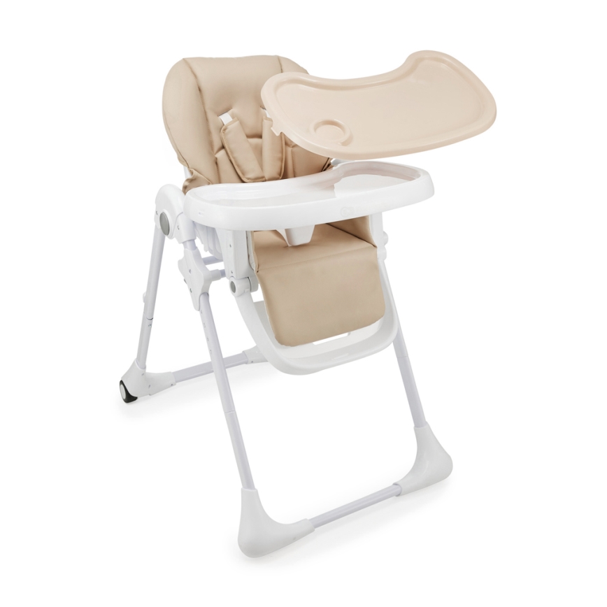 KINDERKRAFT - 2-i-1 barnmatstol TUMMIE beige