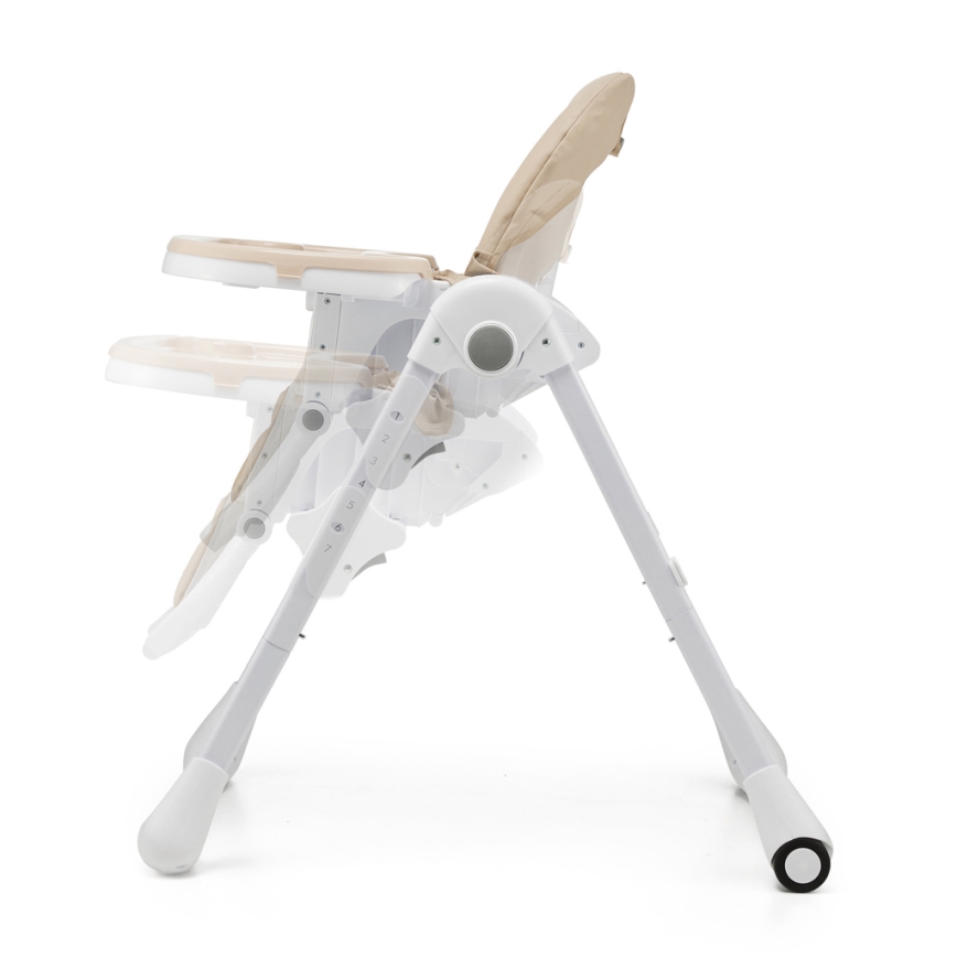 KINDERKRAFT - 2-i-1 barnmatstol TUMMIE beige