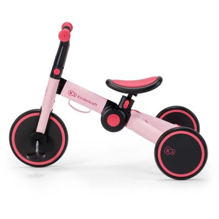 KINDERKRAFT - Barnens 3-i-1 balanscykel 4TRIKE rosa