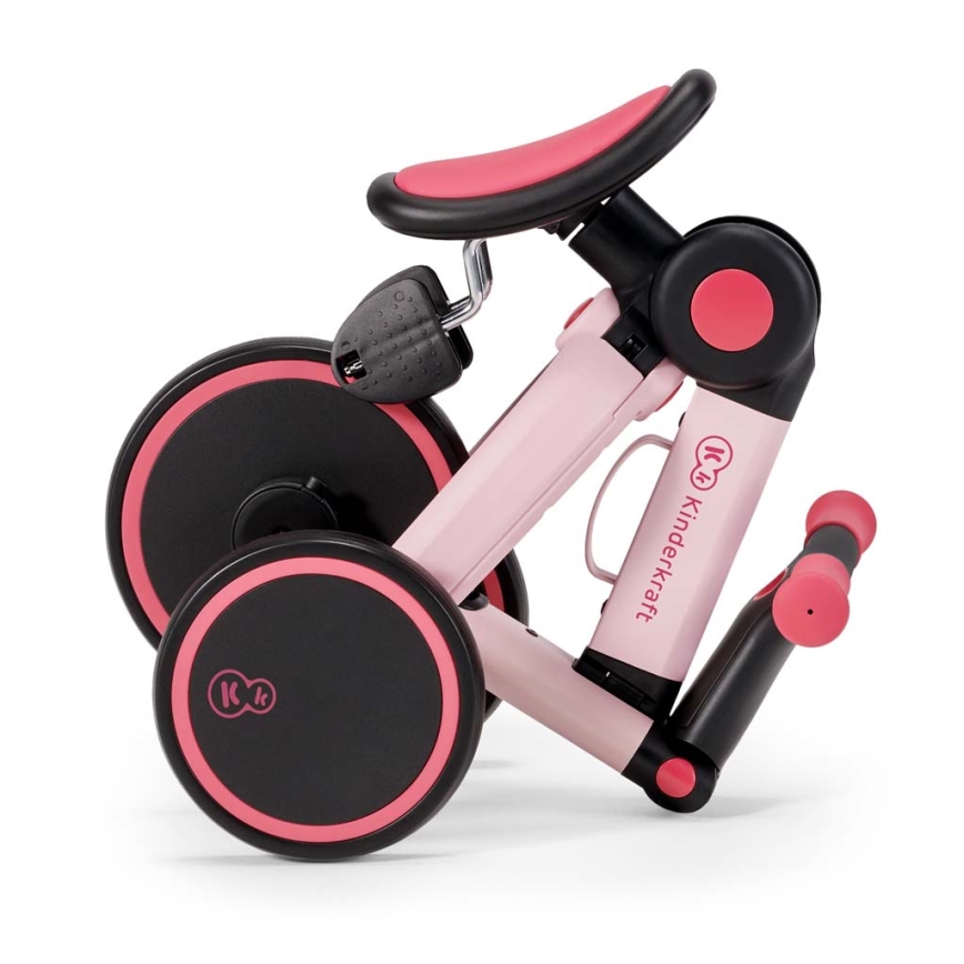 KINDERKRAFT - Barnens 3-i-1 balanscykel 4TRIKE rosa