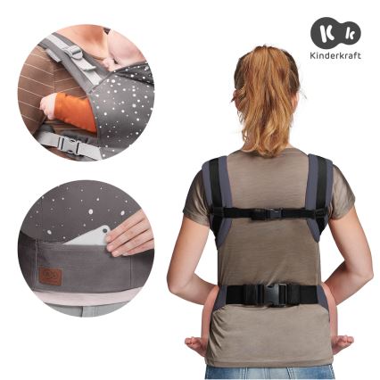 KINDERKRAFT - Baby carrier NINO blå