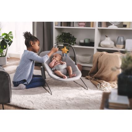 KINDERKRAFT - Baby lounger CALMEE grå