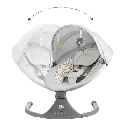 KINDERKRAFT - Babygunga med melodi 2i1 LUMI ljusgrå
