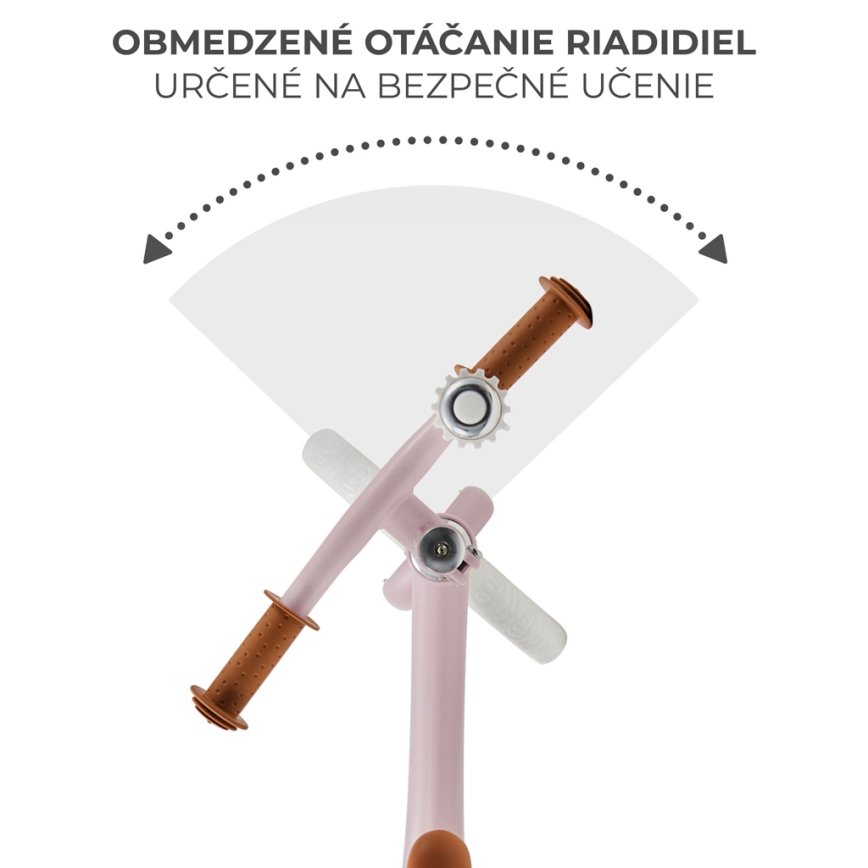 KINDERKRAFT - Balanscykel FLY PLUS Powder rosa