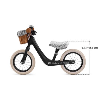 KINDERKRAFT - Balanscykel RAPID 2 Lunar Black Bizuu