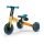 KINDERKRAFT - Barns tre-i-ett balanscykel 4TRIKE gul/turkos
