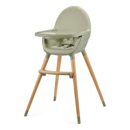 KINDERKRAFT - Barnstol 2-i-1 FINI2 bok/grön