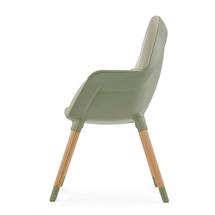 KINDERKRAFT - Barnstol 2-i-1 FINI2 bok/grön