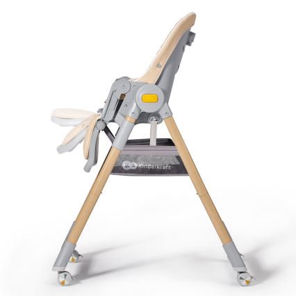 KINDERKRAFT - Barnstol 2i1 LASTREE beige/grå