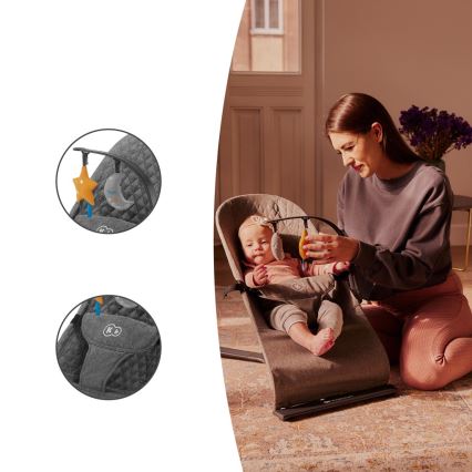 KINDERKRAFT - Barnstol MIMI grå