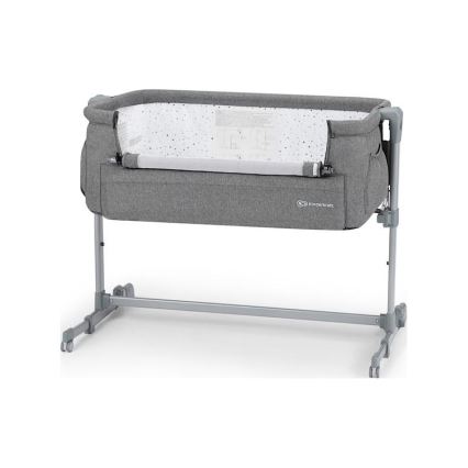 KINDERKRAFT - Bedside crib NESTE mörkgrå