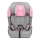 KINDERKRAFT - Bilbarnstol COMFORT UP i-Storlek (76-150 cm) grå/rosa