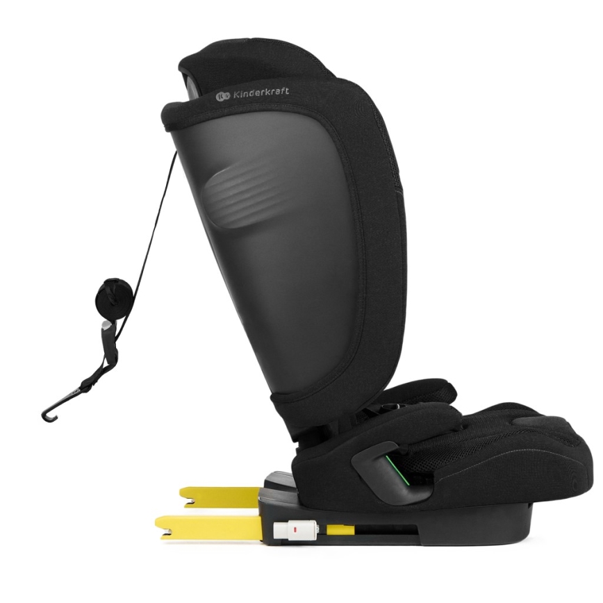 KINDERKRAFT - Bilbarnstol FIX2GO i-Size 76-150 cm svart