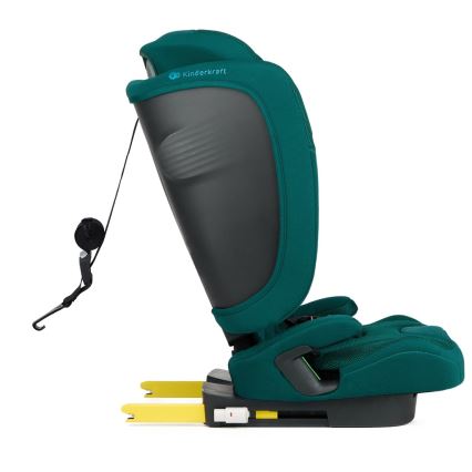 KINDERKRAFT - Bilbarnstol FIX2GO i-Size 76-150 cm turkos