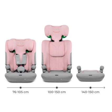 KINDERKRAFT - Bilbarnstol I-COMFY i-Size 76-150 cm rosa