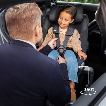 KINDERKRAFT - Bilbarnstol I-GUARD PRO i-Size 61-105 cm svart