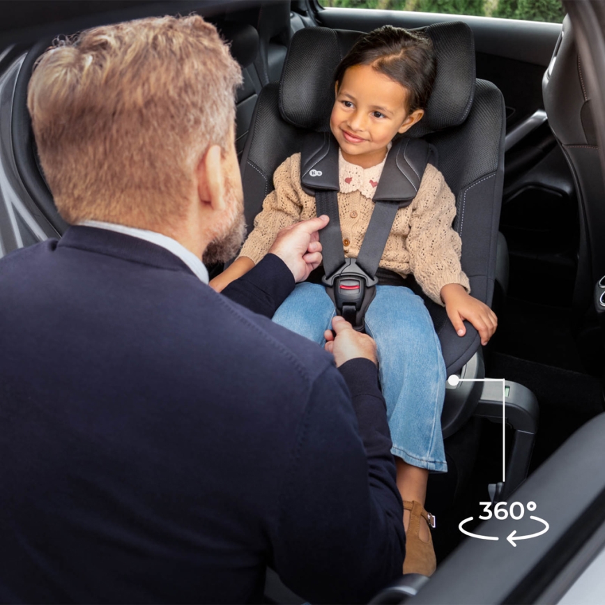 KINDERKRAFT - Bilbarnstol I-GUARD PRO i-Size 61-105 cm svart