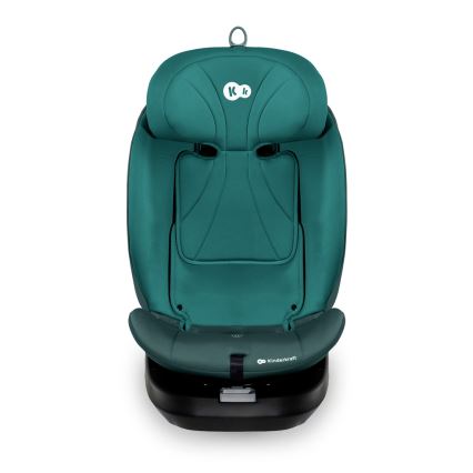 KINDERKRAFT - Bilbarnstol med roterbar bas I-GROW i-Size 40-150 cm turkos
