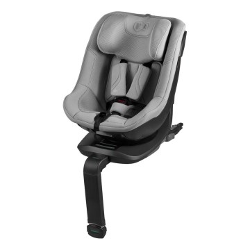 KINDERKRAFT - Bilbarnstol med roterbar bas I-GUARD PRO i-Size 61-105 cm grå