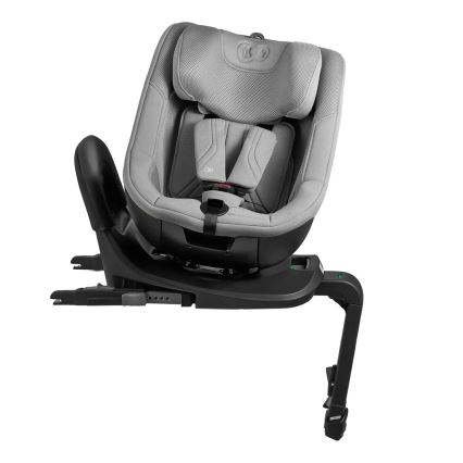 KINDERKRAFT - Bilbarnstol med roterbar bas I-GUARD PRO i-Size 61-105 cm grå