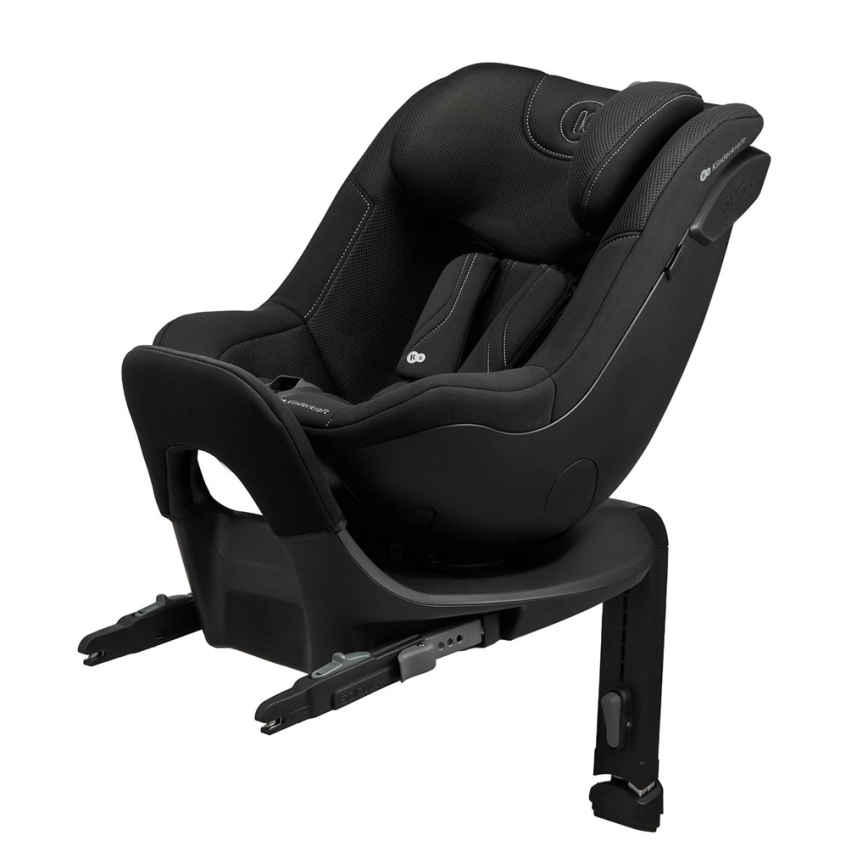 KINDERKRAFT - Bilbarnstol med vridbar bas I-GUARD PRO i-Size 61-105 cm svart