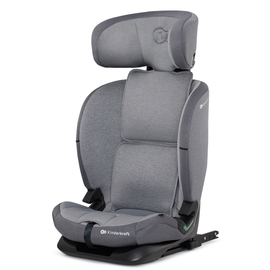 KINDERKRAFT - Bilbarnstol ONETO 3 i-Storlek (76-150 cm) + Isofix Cool grå
