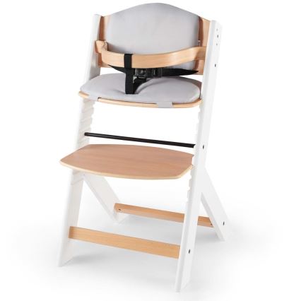 KINDERKRAFT - Children's dining chair ENOCK with cushions grå/vit