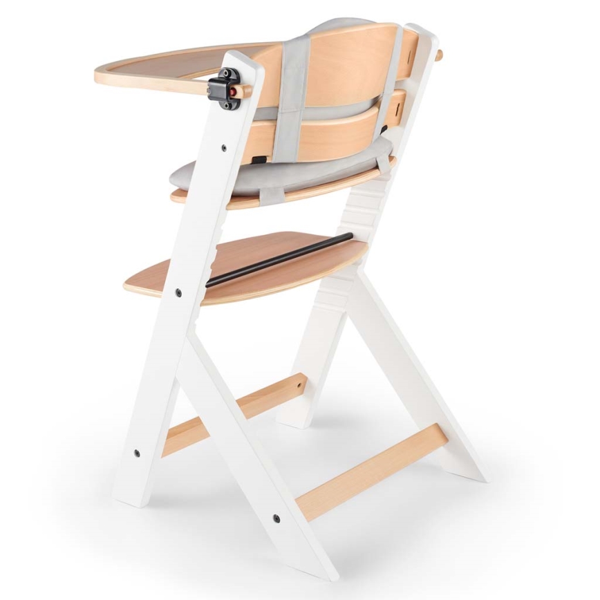 KINDERKRAFT - Children's dining chair ENOCK with cushions grå/vit