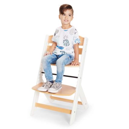 KINDERKRAFT - Children's dining chair ENOCK with cushions grå/vit