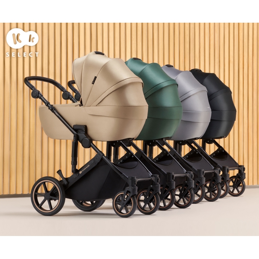 KINDERKRAFT - Combination stroller 2i1 PRIME 2 svart