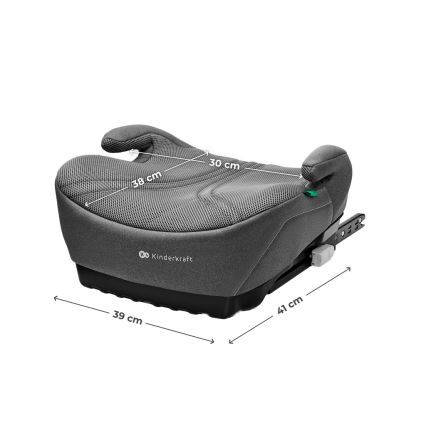KINDERKRAFT - Förhöjningsdyna för bil I-BOOST 2 PRO i-Size 125–150 cm grå