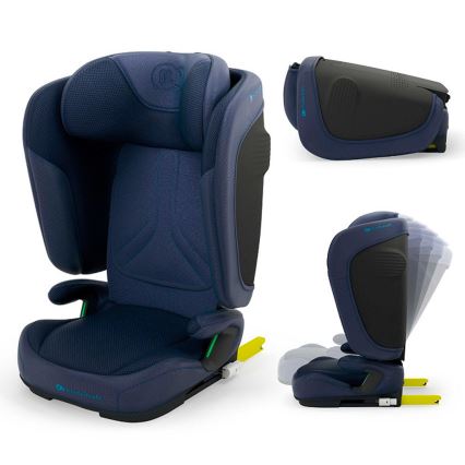 KINDERKRAFT - Hopfällbar bilbarnstol UNITY 2 i-Size 100-150 cm mörkblå