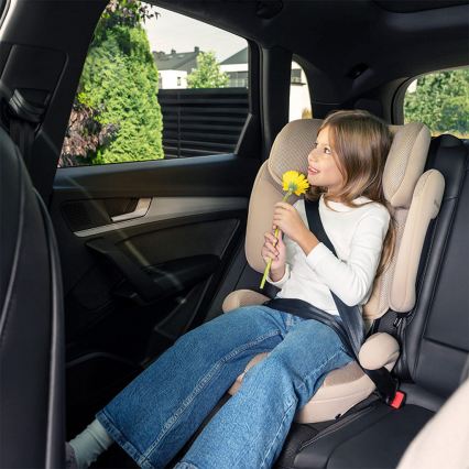 KINDERKRAFT - Hopfällbar bilbarnstol XPAND 2 PRO 100-150 cm beige