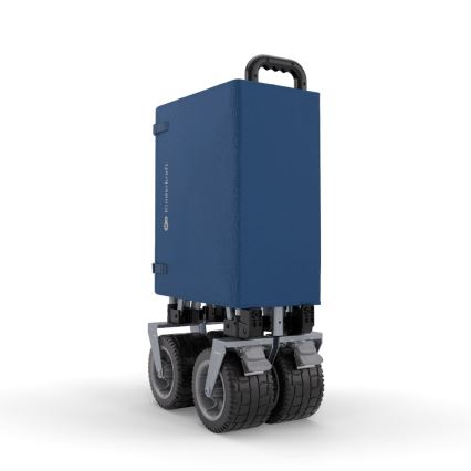 KINDERKRAFT - Hopfällbar transportvagn WAGON ROLLSTER blå