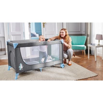 KINDERKRAFT - Resesäng JOY gråblå