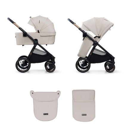KINDERKRAFT - Kombinations barnvagn 2i1 NEA 2 beige