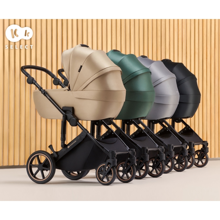 KINDERKRAFT - Kombinations barnvagn 2i1 PRIME 2 grå