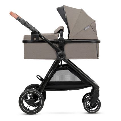 KINDERKRAFT - Kombinations barnvagn 3i1 ESME Sand beige + bilstol MINK PRO