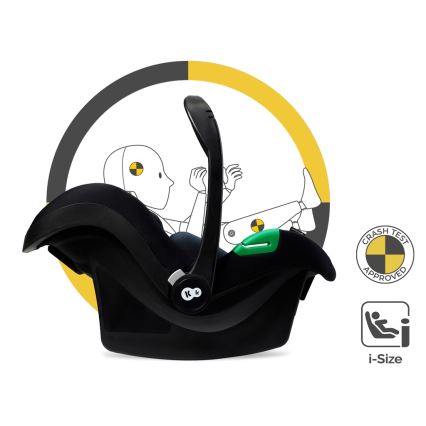 KINDERKRAFT - Kombinations barnvagn 3i1 ESME Sand beige + bilstol MINK PRO