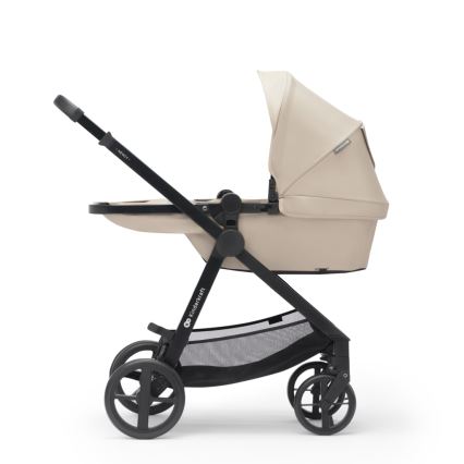 KINDERKRAFT - Kombinations barnvagn 3i1 NEWLY Sand beige + bilstol MINK PRO