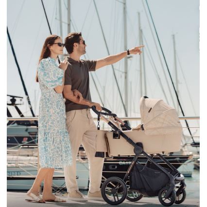 KINDERKRAFT - Kombinationsvagn 2-i-1 NEA 2 Dune Whisper Bizuu