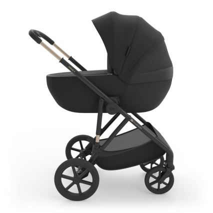 KINDERKRAFT - Kombinerad 3-i-1 barnvagn PRIME 3 Venezian svart