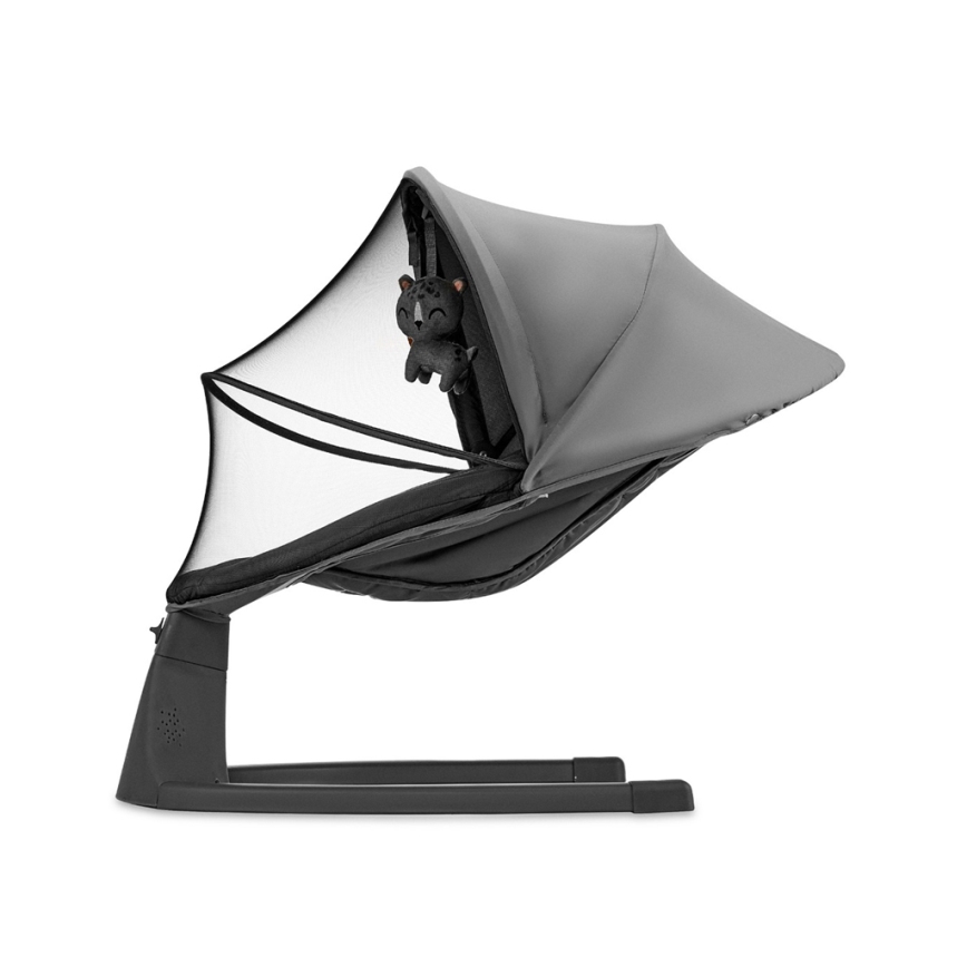 KINDERKRAFT - Barngungstol med melodi 2-i-1 LUMI 4xAAA mörkgrå