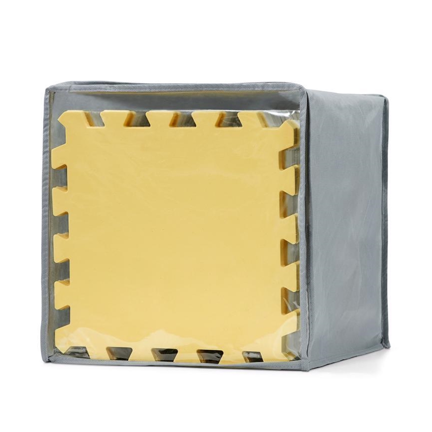 KINDERKRAFT - Skumgummipussel LUNO 30 delar grå/gul