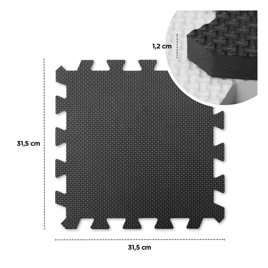 KINDERKRAFT - Skumgummipussel LUNO 30 delar grå/gul