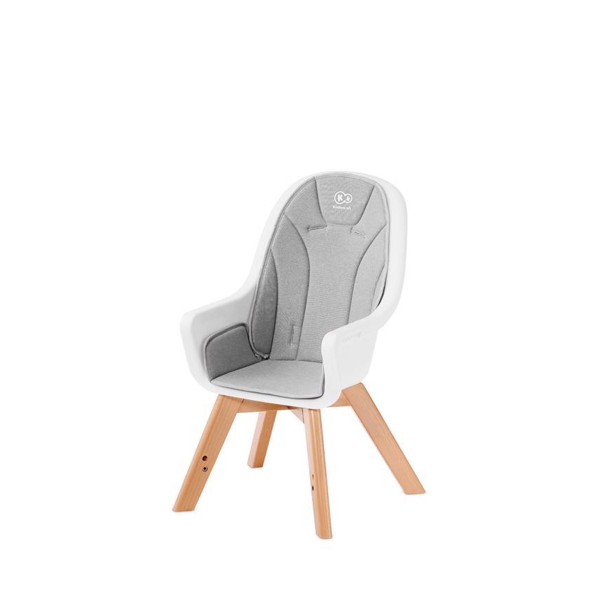 KINDERKRAFT - Matstol 2i1 TIXI grå
