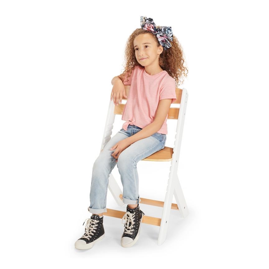 KINDERKRAFT - Matstol ENOCK vit