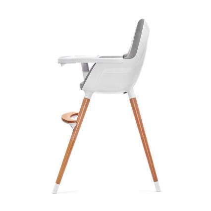 KINDERKRAFT - Matstol FINI grå/vit