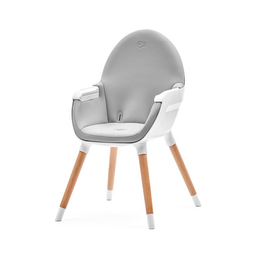 KINDERKRAFT - Matstol FINI grå/vit