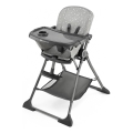 KINDERKRAFT - Matstol för barn FOLDEE grå